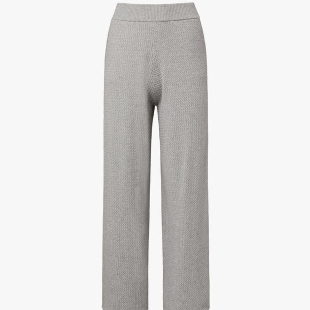 WE WORE WHAT WIDE LEG PULL ON PANTS - HEATHER GREY